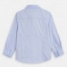 Koszula z długim rękawem z muszką chłopięca Mayoral 3173-19 Błękitny