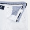Spodnie klasyczne z paskiem chłopięce Mayoral 3531-43 Biały