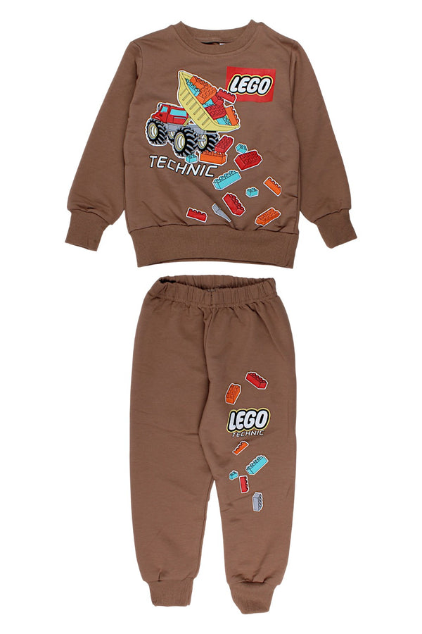 Dres klocki chłopięcy brązowy Serenadkids 1215-221025