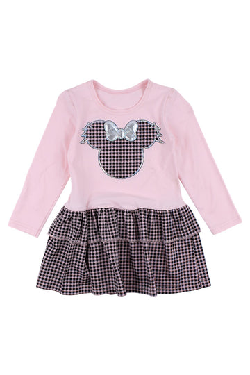 Sukienka kratka dziewczęca różowa Guliwerkids 1218-221025