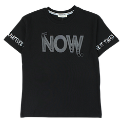 T-shirt now boy black Breeze 19318-12225-14