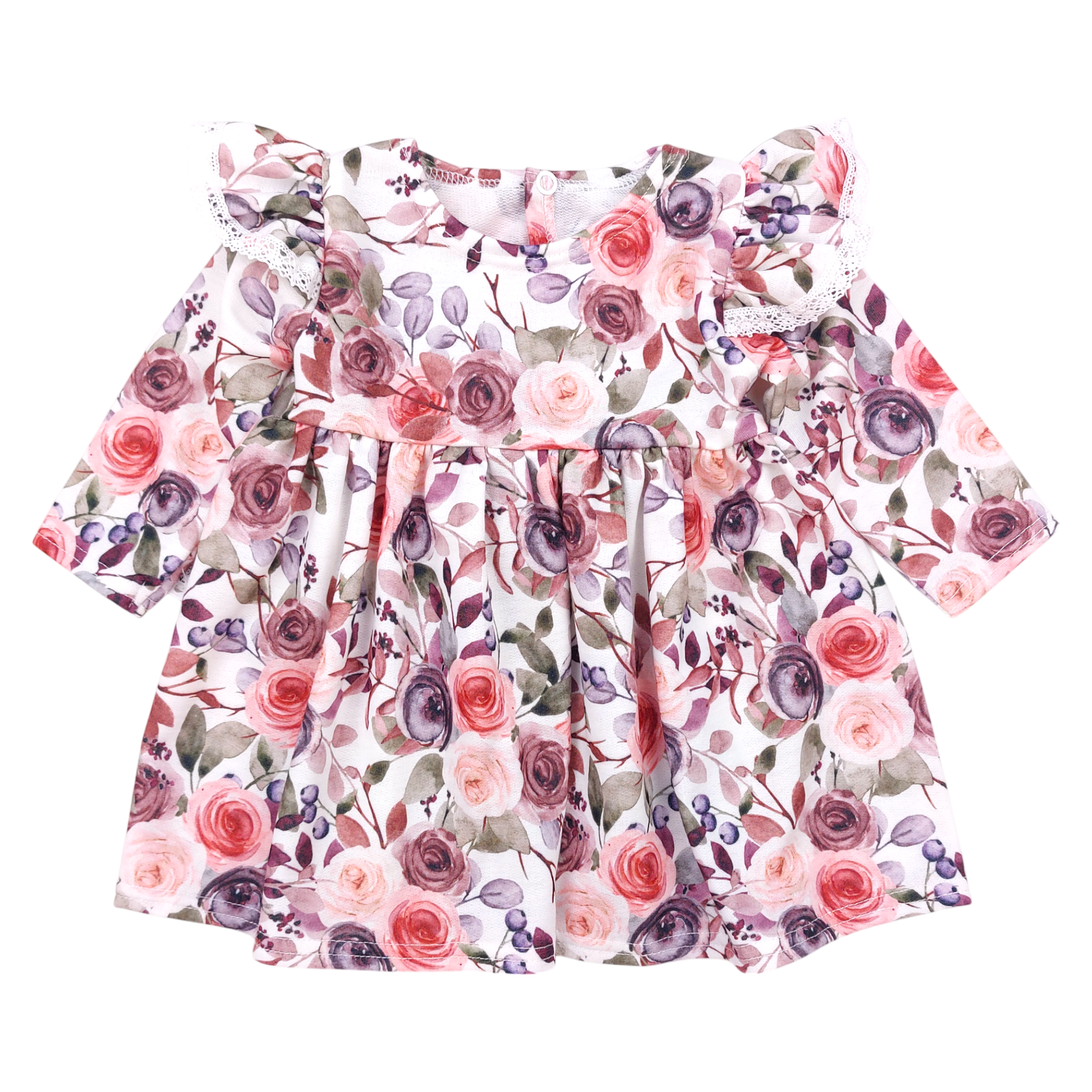 Girl's floral dress pink Guliwerkids 22155-151124-40