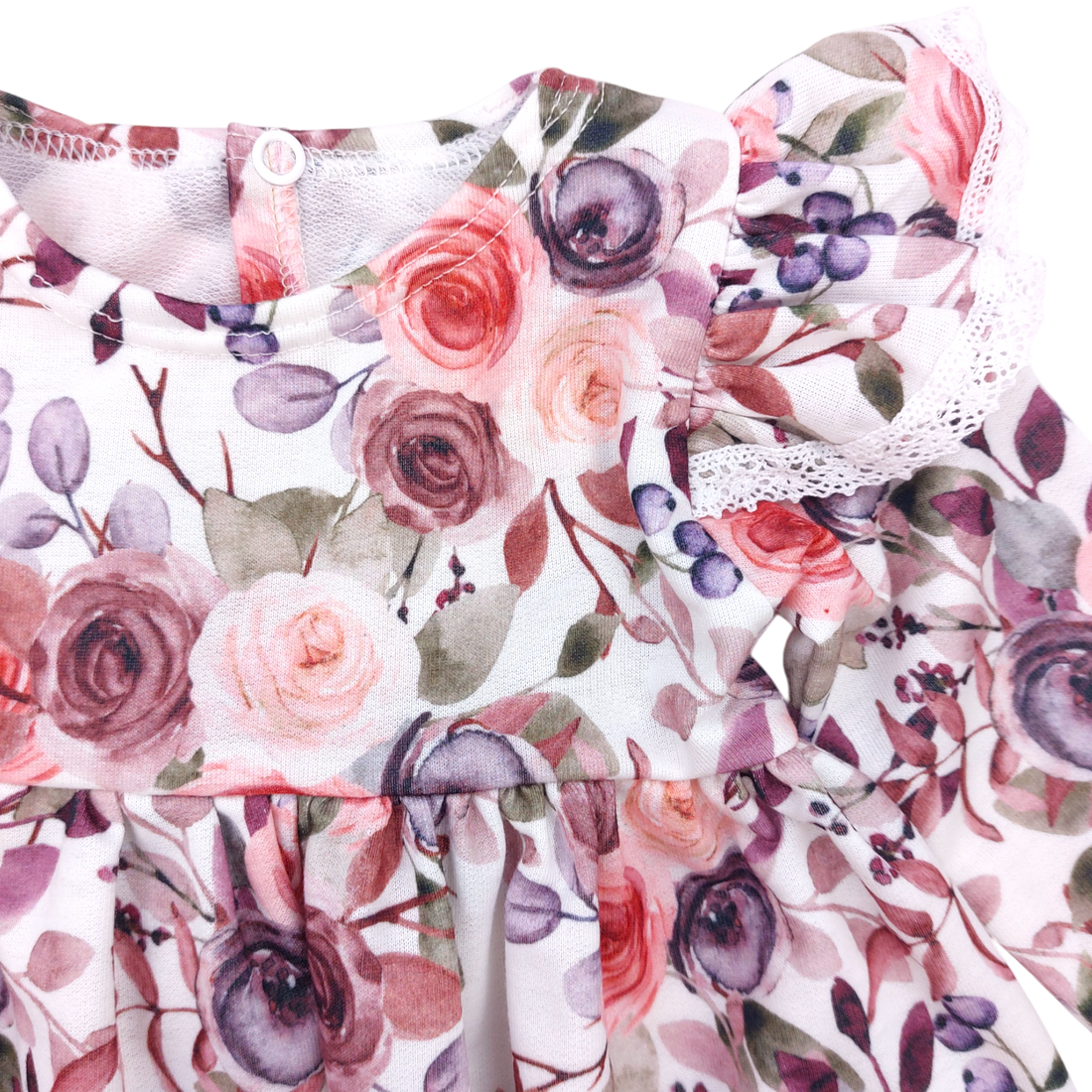 Girl's floral dress pink Guliwerkids 22155-151124-40