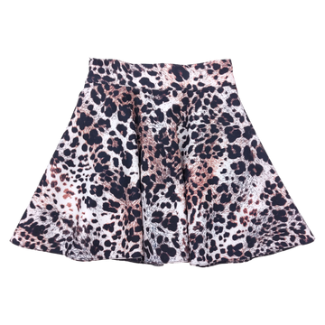 Girls' leopard skirt brown Mona 7039-151124-4