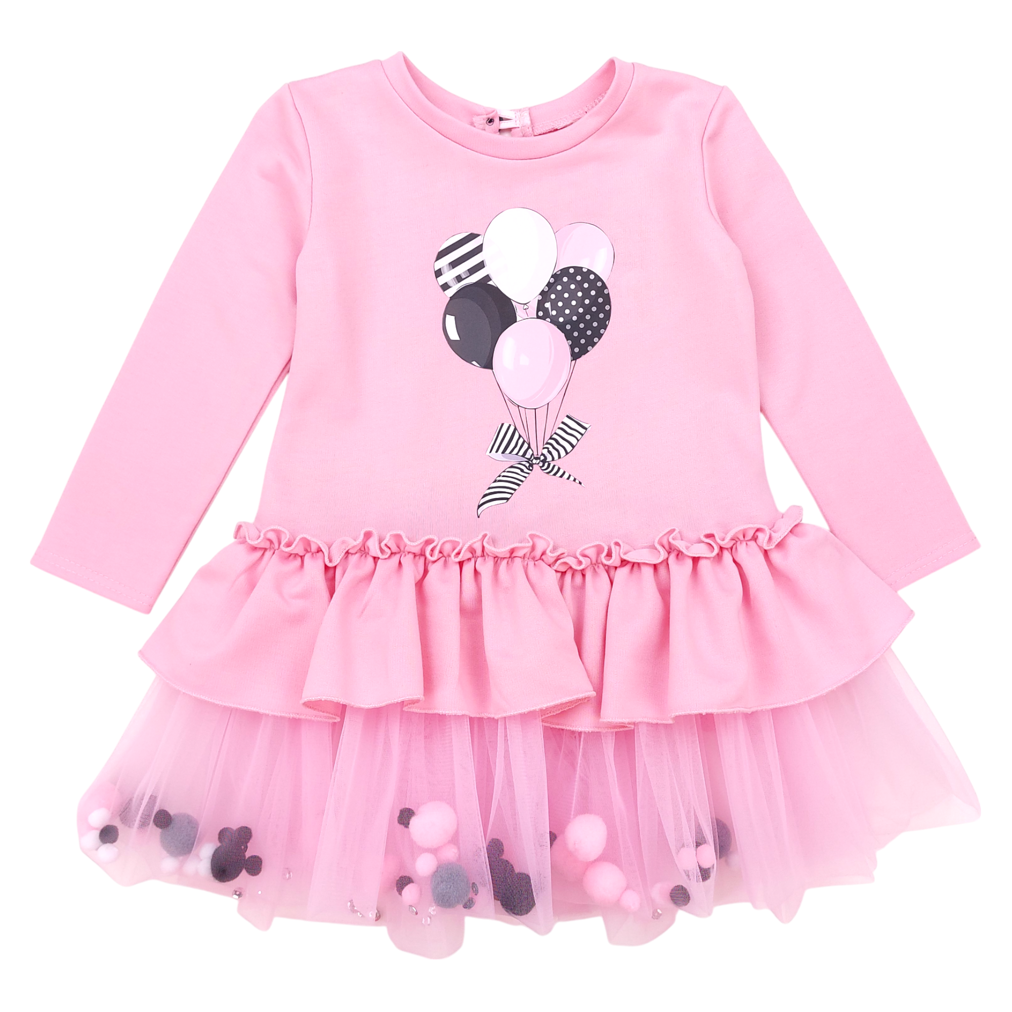 Girl's bubble dress pink Guliwerkids 22156-151124-40