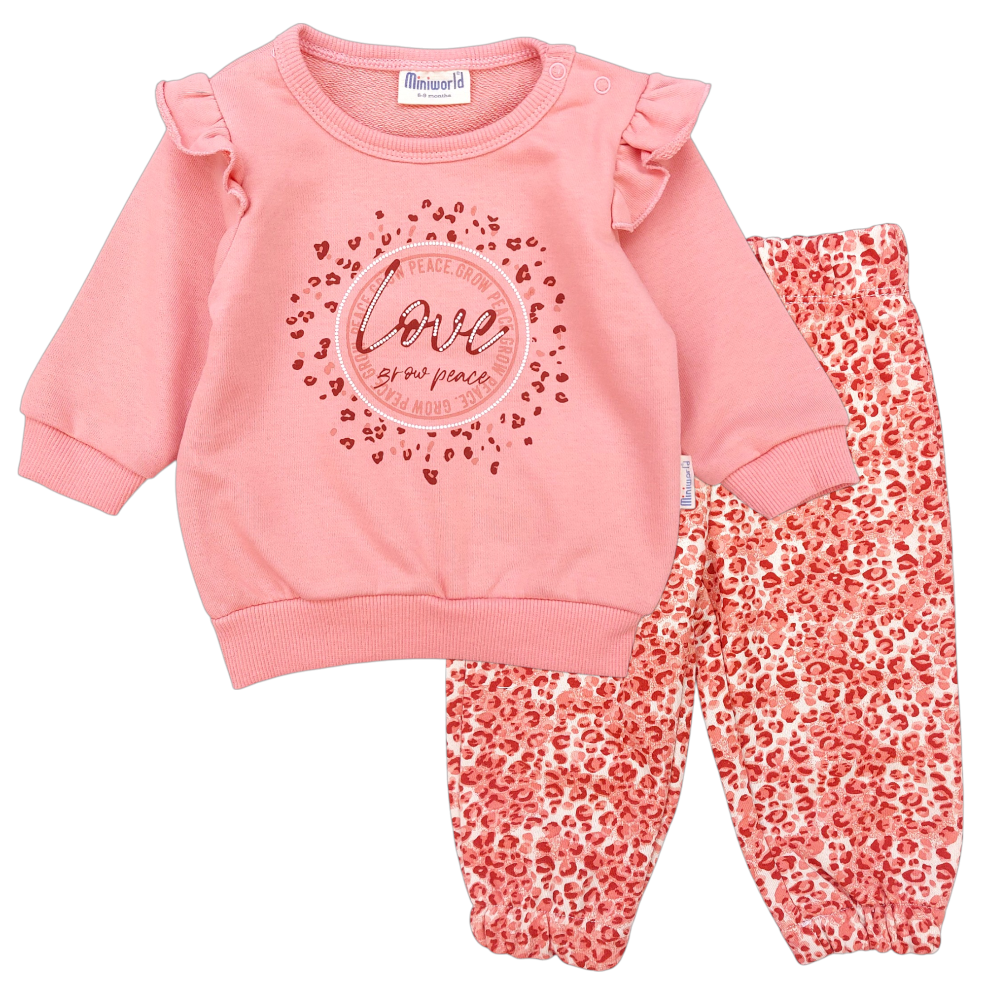 Dres bluza i spodnie dziewczęcy fango Mini Word 18481-271124-19