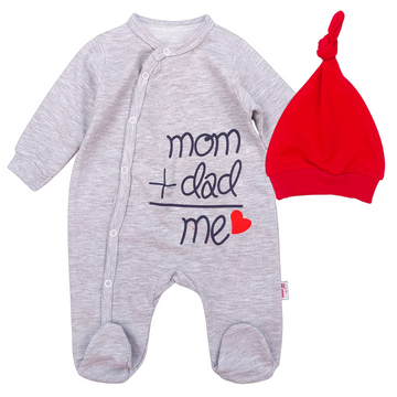 Set of romper heart girl ash Murat Baby 5060-151124-37