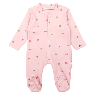 Girls' romper powder pink Nayinom 1886-271124-39