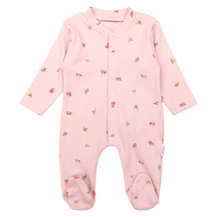 Girls' romper powder pink Nayinom 1886-271124-39