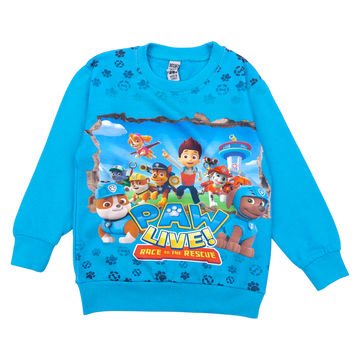 Life sweatshirt for boys turquoise Muko Kids 13899-61224-44