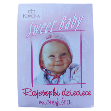 Rajstopki dziecięce microfibra kremowe Korona 2467-6525
