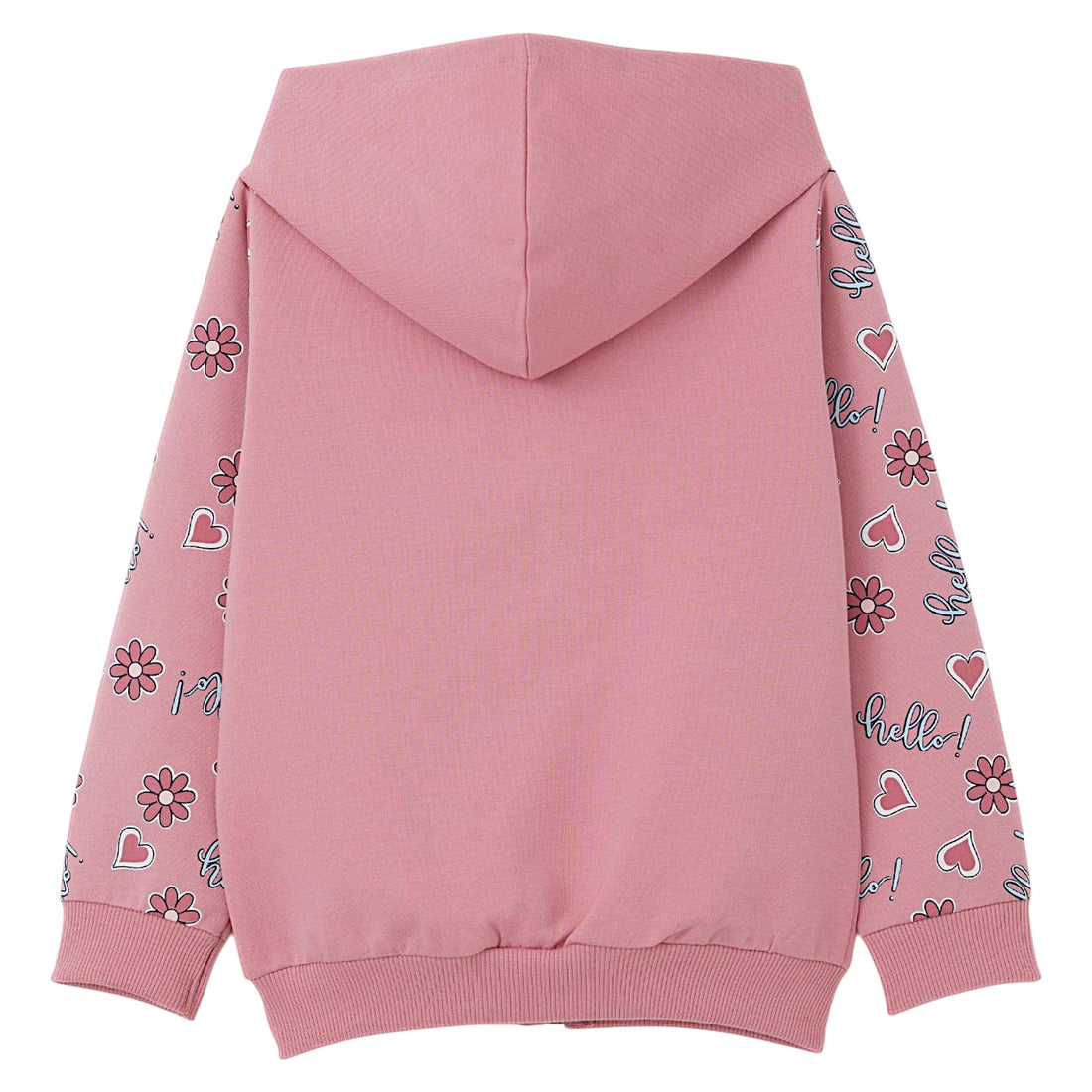 Girls' zip-up sweatshirt dark pink Breeze 21391-12225-10