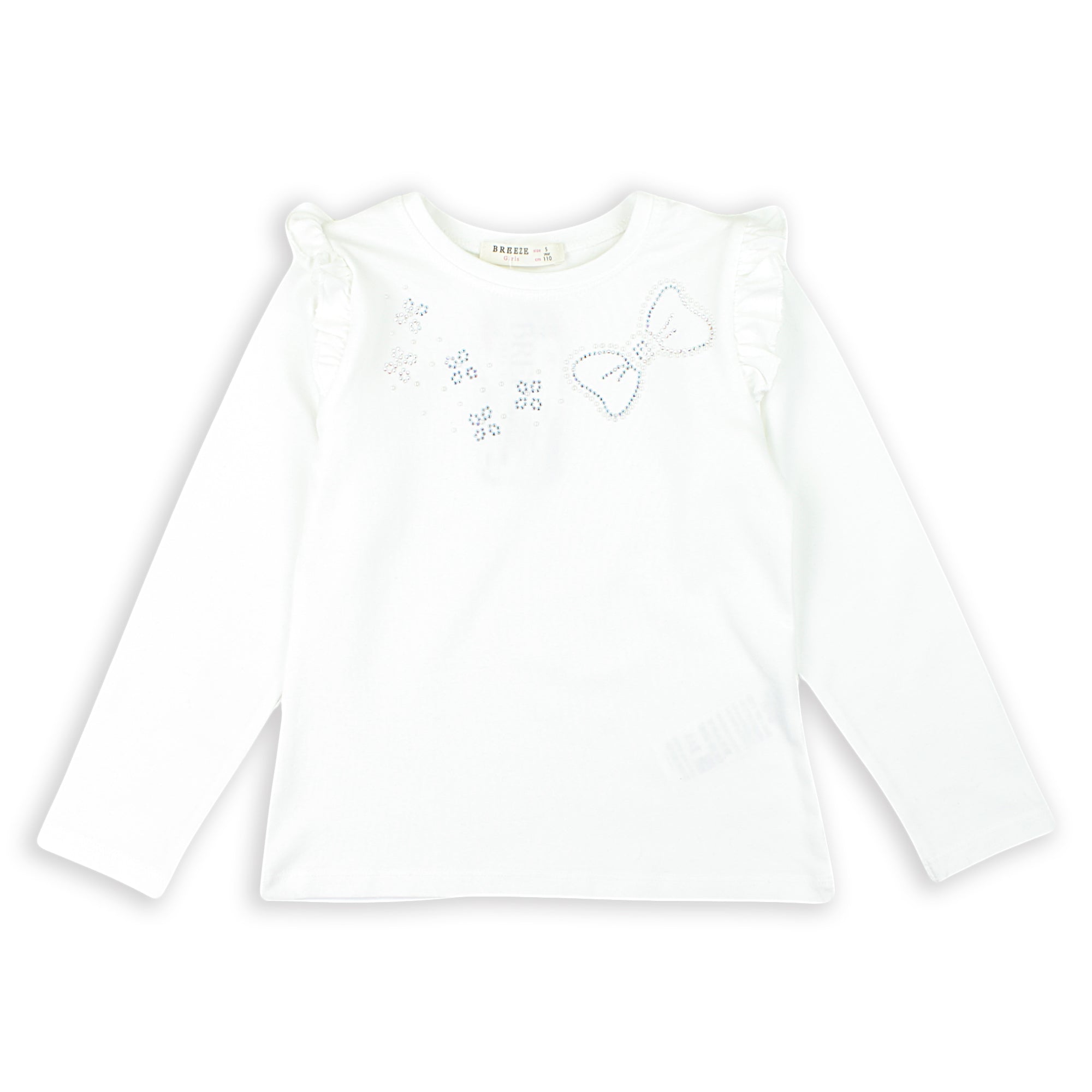 girl's pearl blouse cream Breeze 21408-12225-28