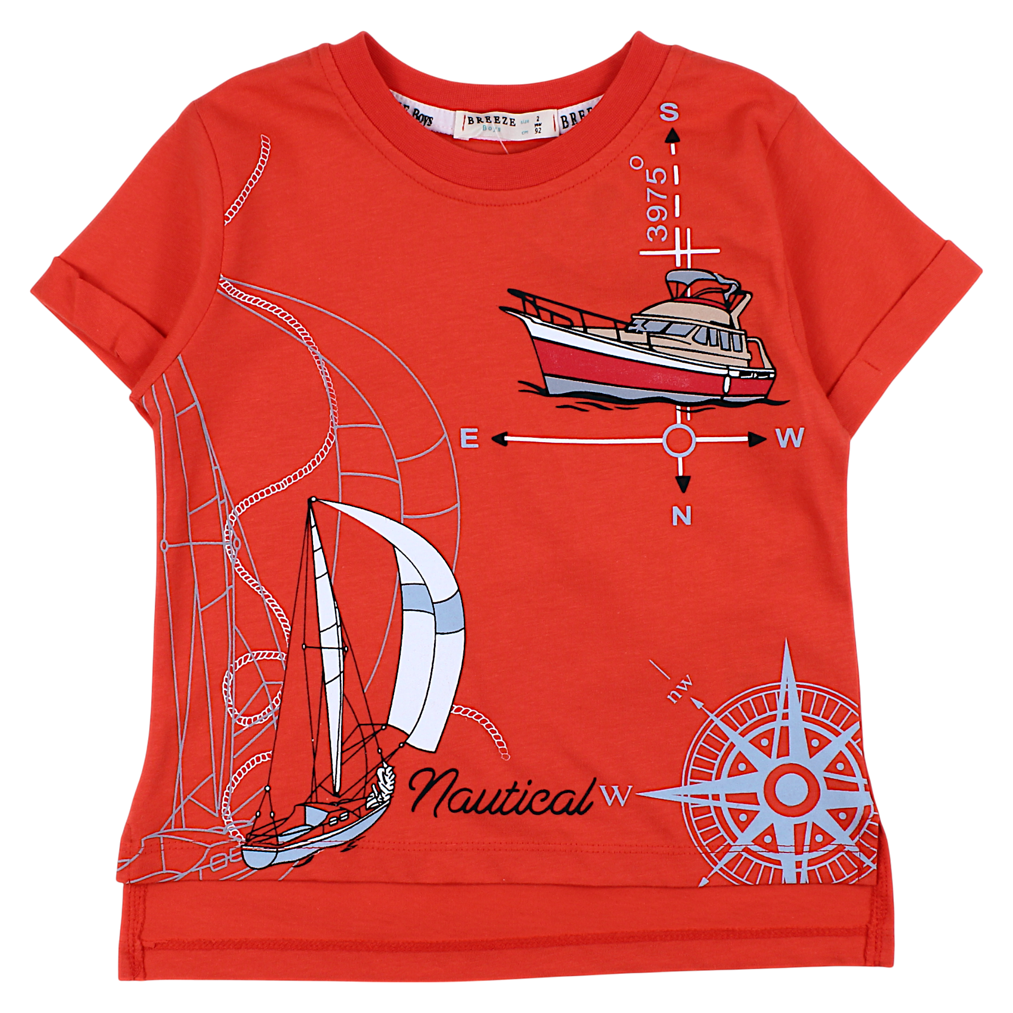 Bluzka chłopięca pomarańczowa Breeze 21470-14425