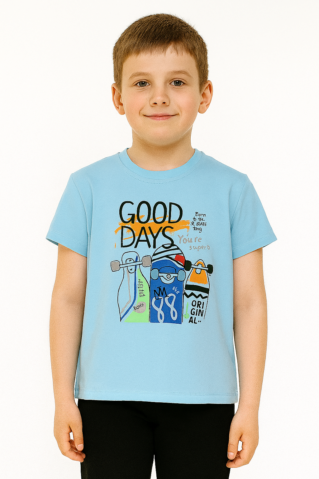 Koszulka Good Days chłopięca niebieska Breeze 21473-9725-35