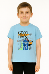 Koszulka Good Days chłopięca niebieska Breeze 21473-9725-35