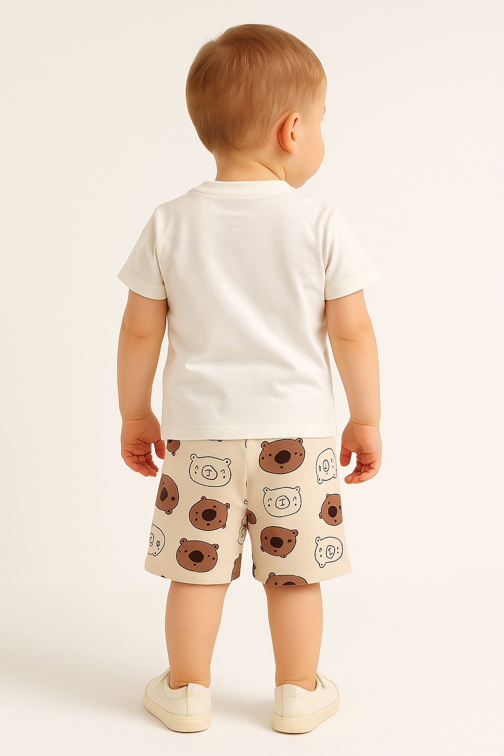 Komplet Cute Bear Chłopięcy Kremowy Breeze 21477-3625-28