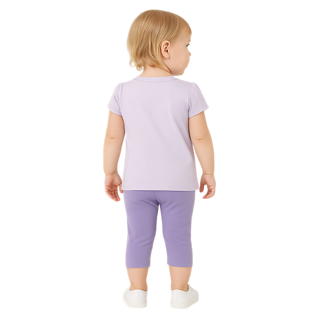Komplet z capri dziewczęcy fiolet Breeze 21529-3625-20
