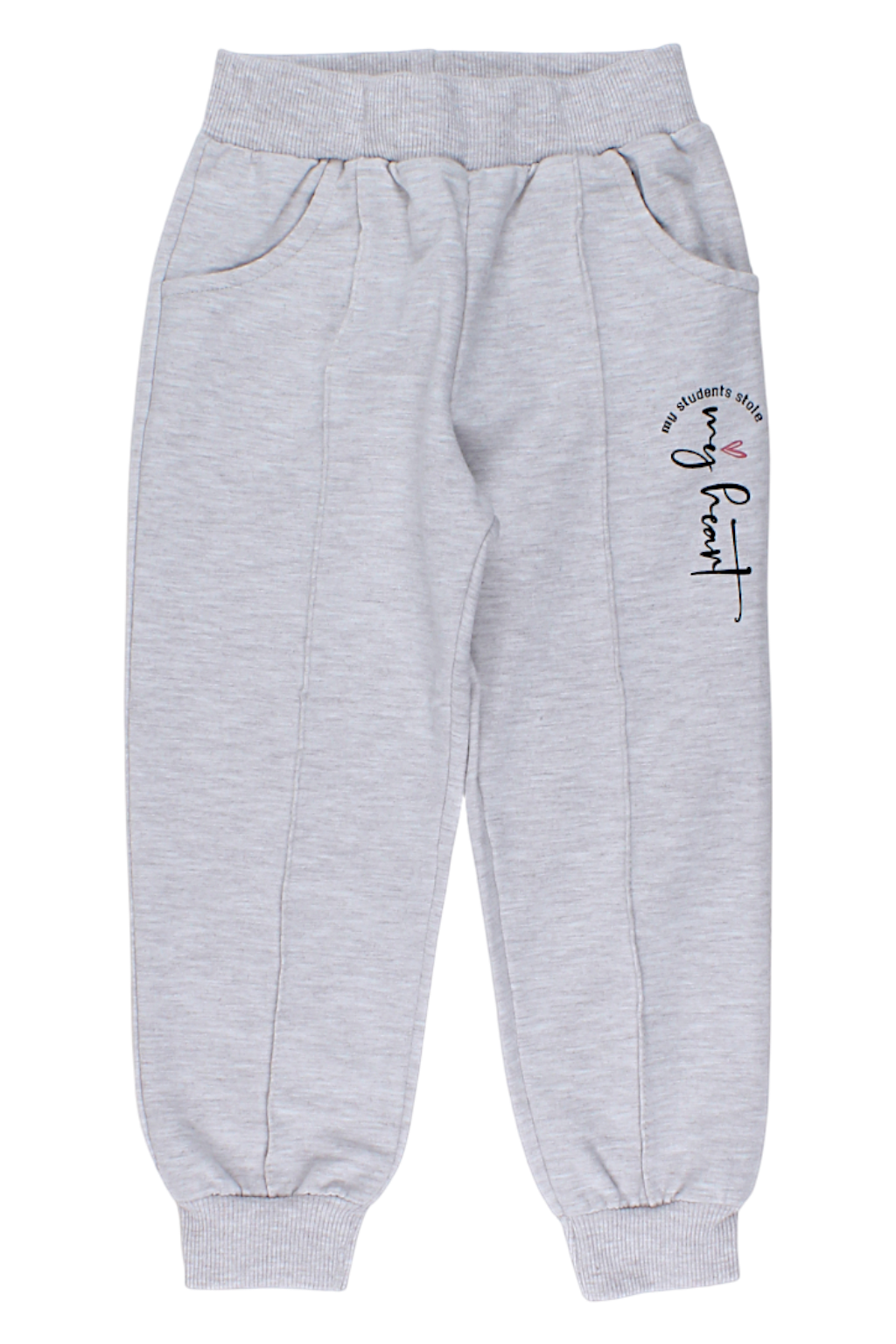 Spodnie joggery dresowe dziewczęce jasny beż Breeze 21532-17925