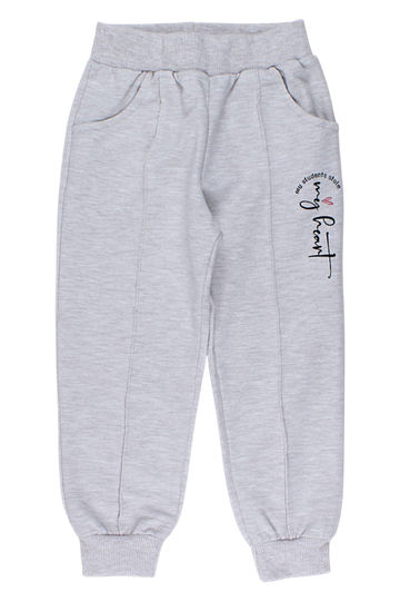 Spodnie joggery dresowe dziewczęce jasny beż Breeze 21532-17925