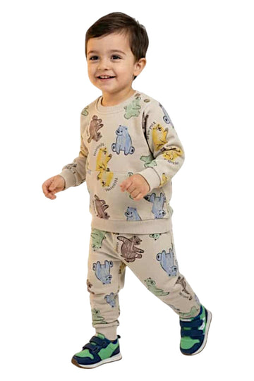 Dres kolorowe misie chłopięcy beżowy Breeze 22301-3326-1