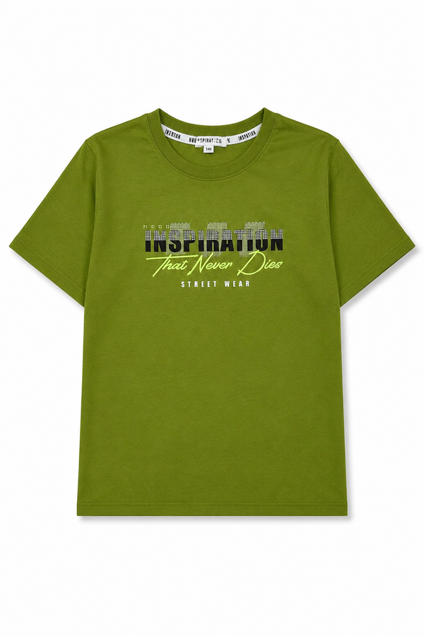 Koszulka inspiration chłopięca limonka Breeze 22868-28426