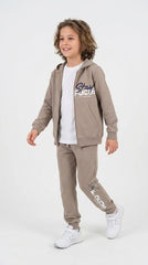 Dres bawełniany rozsuwany chłopięcy beżowy Breeze 23125-3926-1