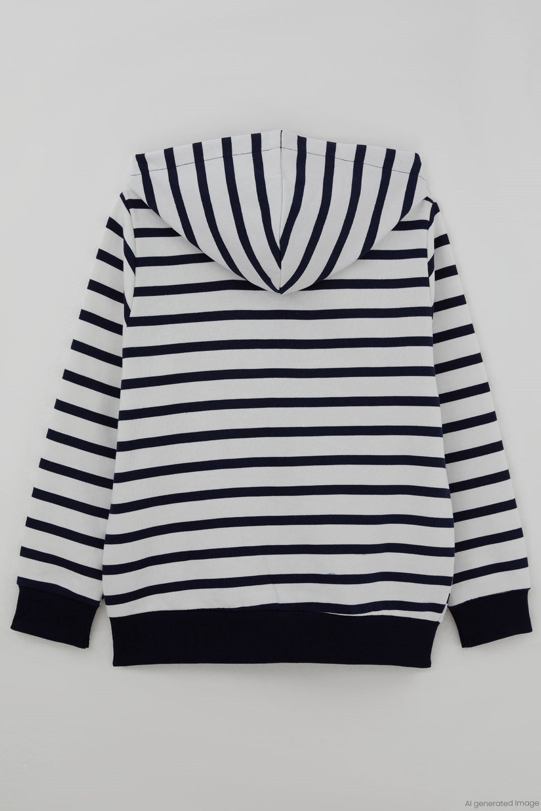 Bluza rozsuwana w paski dziewczęca granat Breeze 23218-3926-23