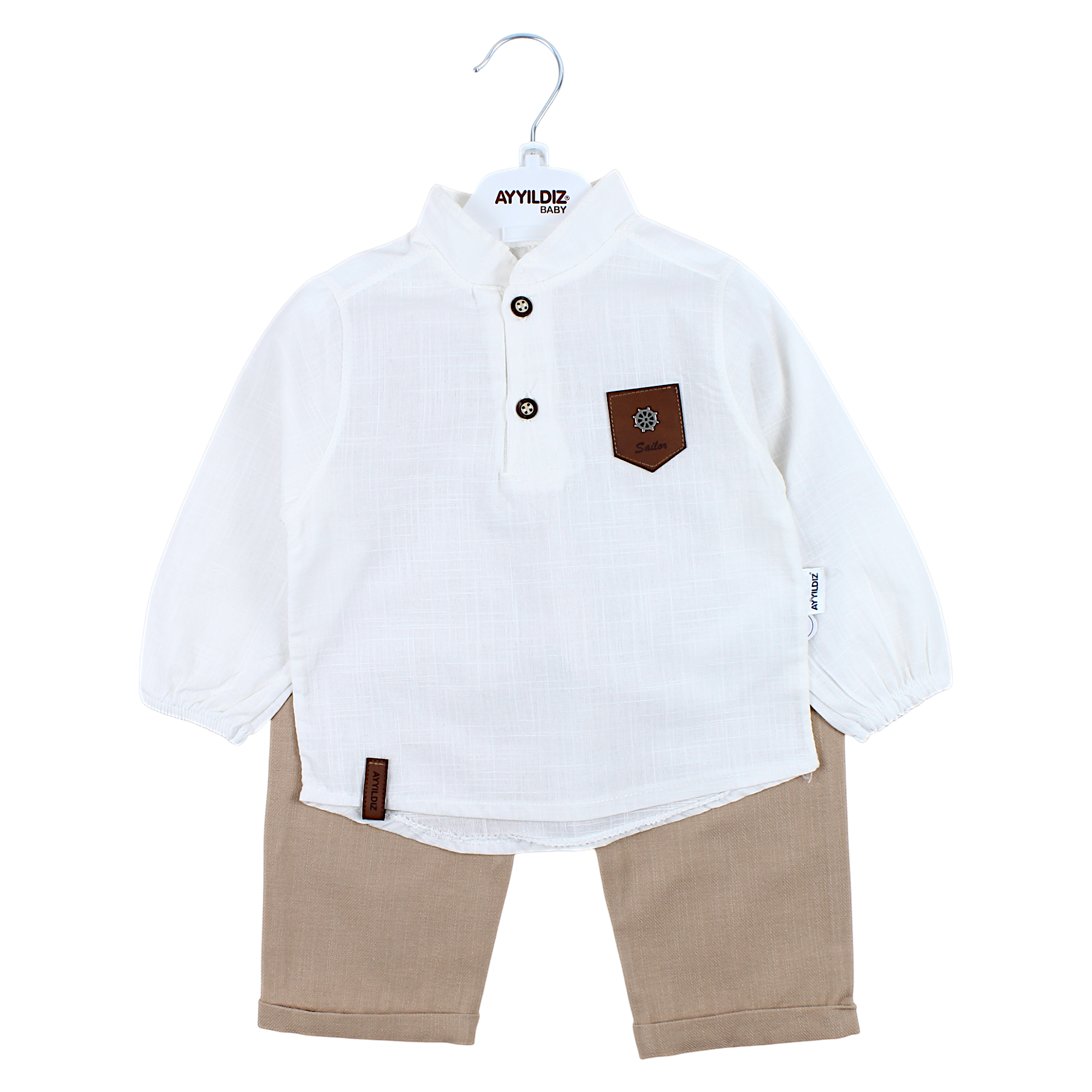 Boy's elegant beige set Ayyildiz 2337-15425-1