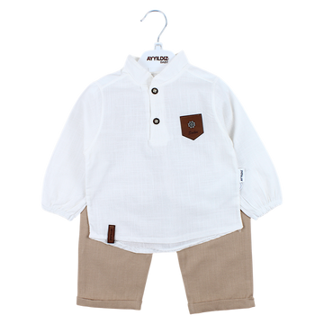 Boy's elegant beige set Ayyildiz 2337-15425-1