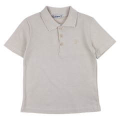 Koszulka polo chłopięca beż Lacosta Pengim 2375-14425
