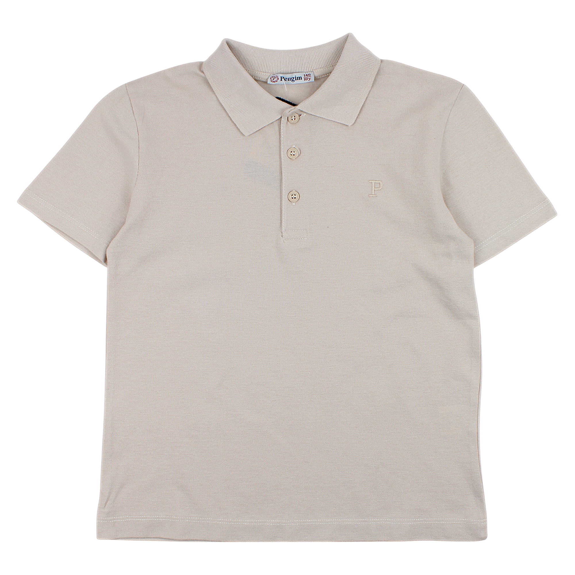 Koszulka polo lacosta chłopięca beżowa Pengim 2385-14425-1