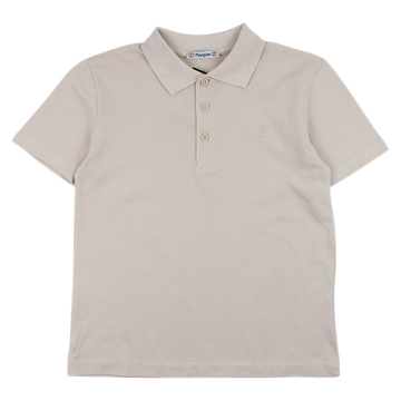 Koszulka polo lacosta chłopięca beżowa Pengim 2385-14425-1