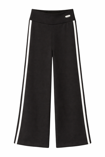 Spodnie szwedy lampas czarny Viollen 25318-30126-14