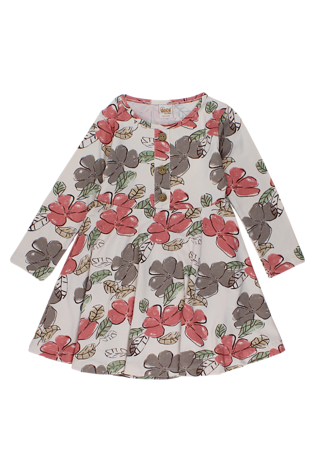Sukienka dziewczęca beżowa Deco 26/360-12925