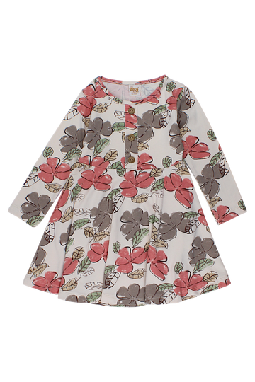Sukienka dziewczęca beżowa Deco 26/360-12925