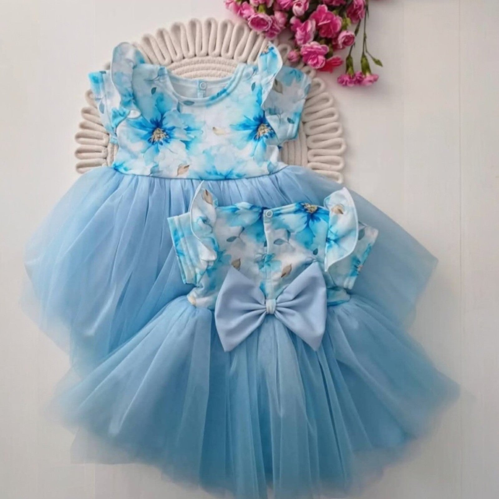 Sukienka tiulowa niebieska dziewczęca Guliwerkids 2819-6525, kolor niebieski, producent Guliwerkids, numer produktu 2819-6525