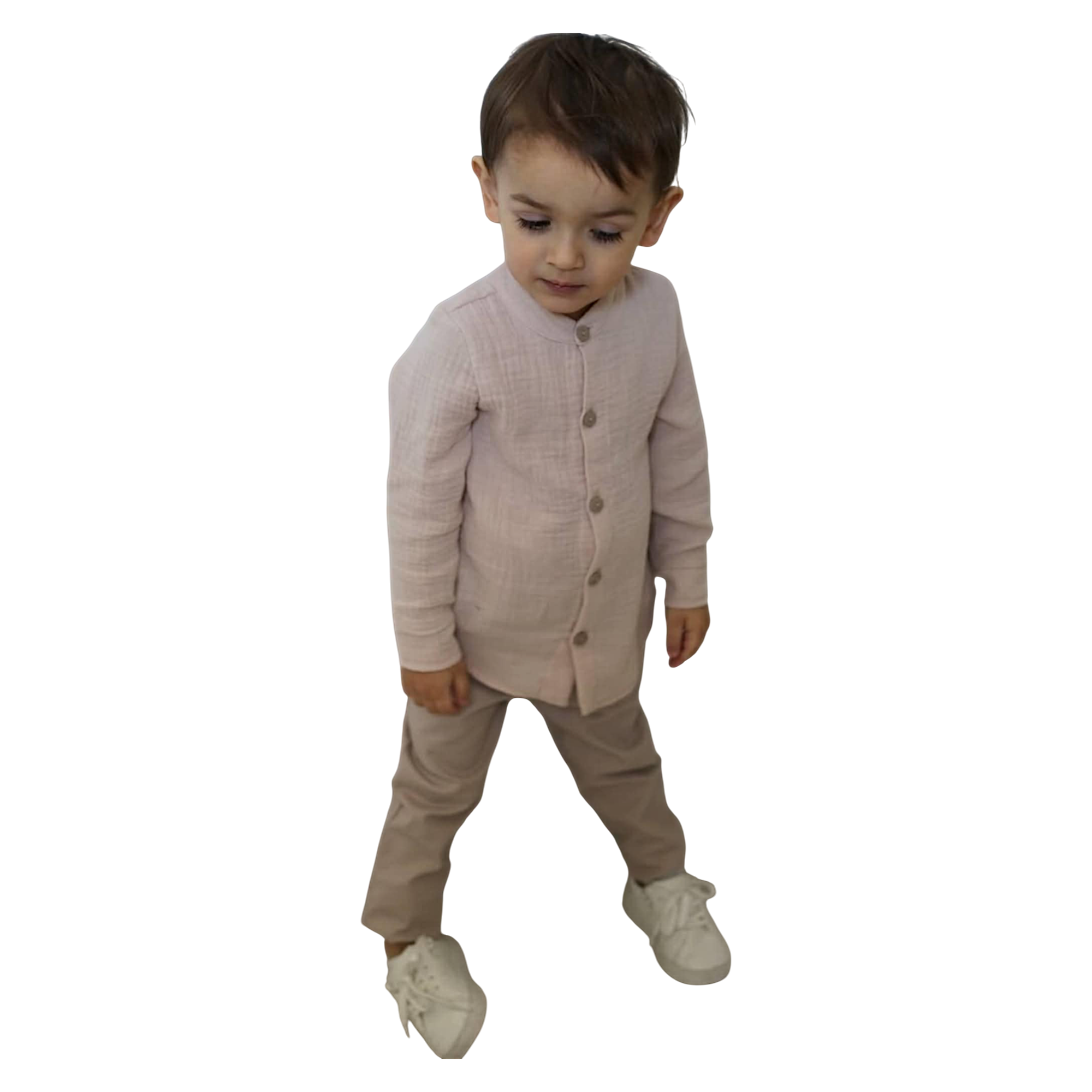 Koszula muślinowa beżowa chłopięca Royal Kids 2822-6525-1
