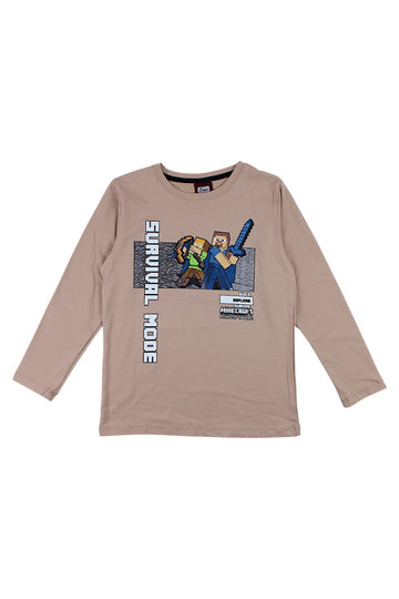 Bluzka survival chłopięca beżowa Enes 30341-6825-1