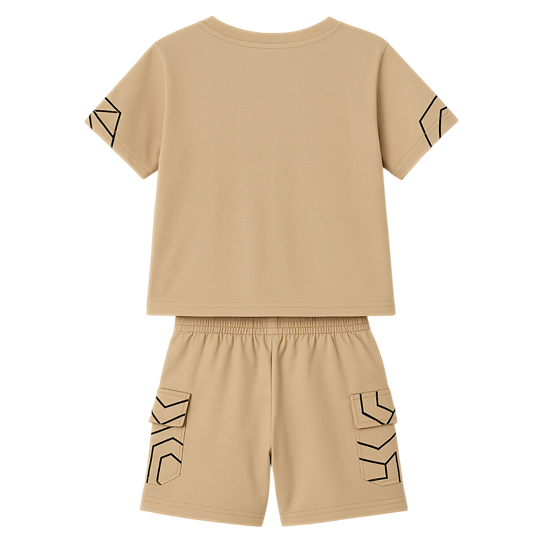 Komplet sportowy dziewczęcy beżowy Myron Kids 3173-30525