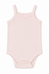 Body na ramiączkach dziewczęce pudrowy róż Mammy i daddy 3212-28426
