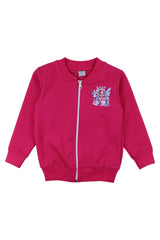 Bluza rozsuwana na stójce dziewczęca fuksja Ossy 3232-6825