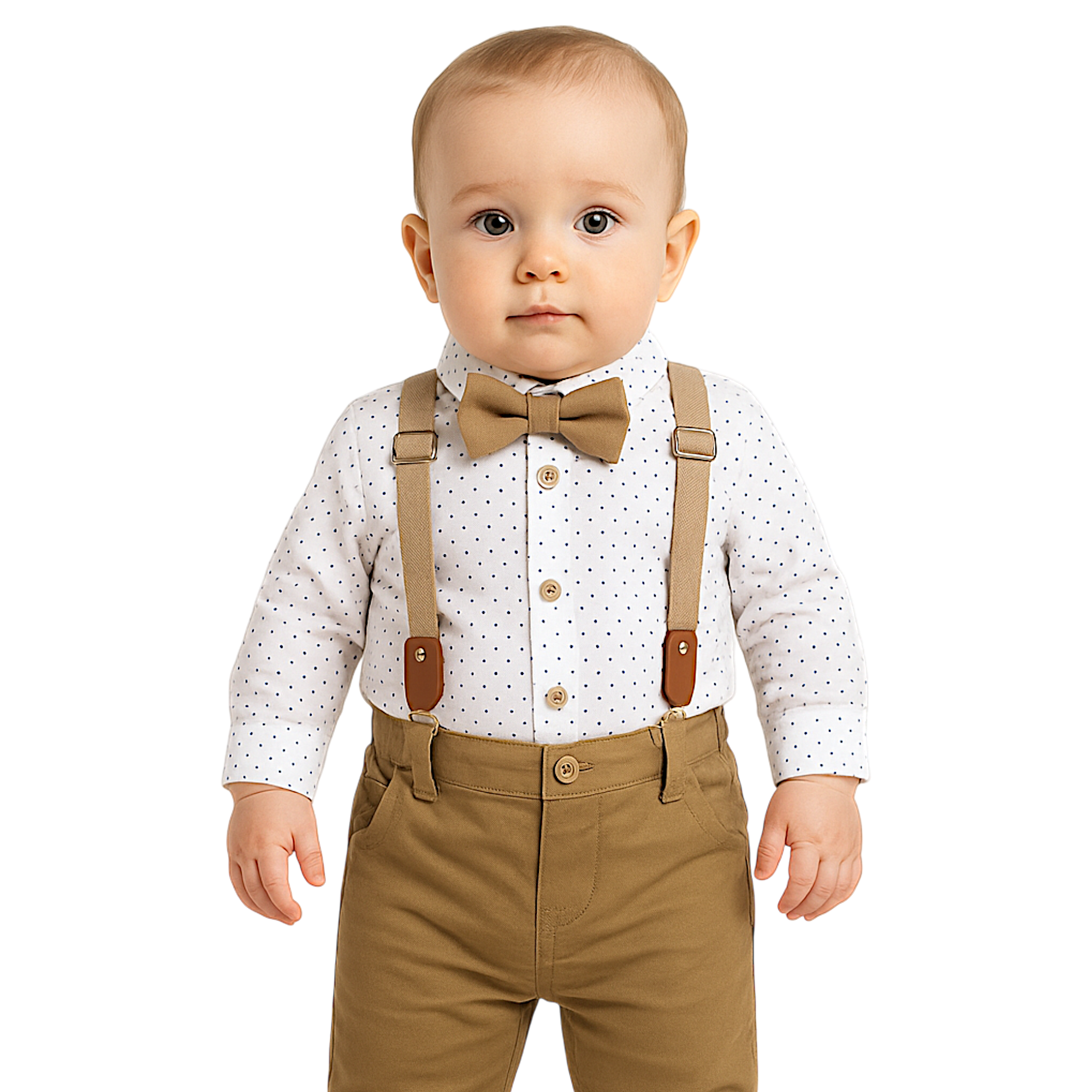 Boy's elegant set beige Efbey 3388-14425-1
