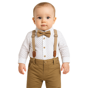 Boy's elegant set beige Efbey 3388-14425-1