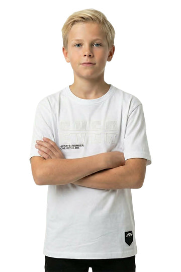 T-shirt chłopięcy biały Ever LMR 4071-21326