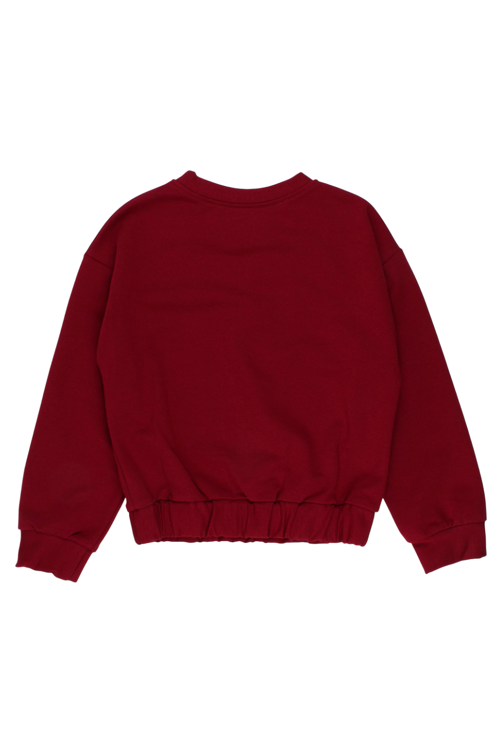 Bluza dziewczęca z kotkiem bordowy Guliwerkids 4113-28825