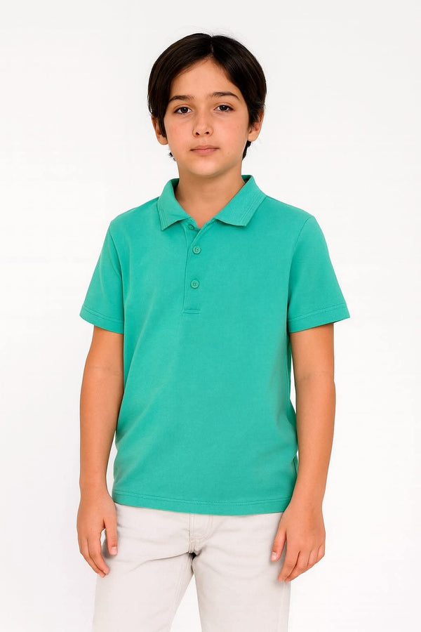 Koszulka polo chłopięca morski Pengim 2365-1426