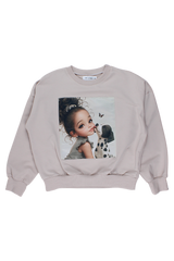 Bluza ekran dziewczynka z pieskiem dziewczęca beż Guliwerkids 4121-28825-1