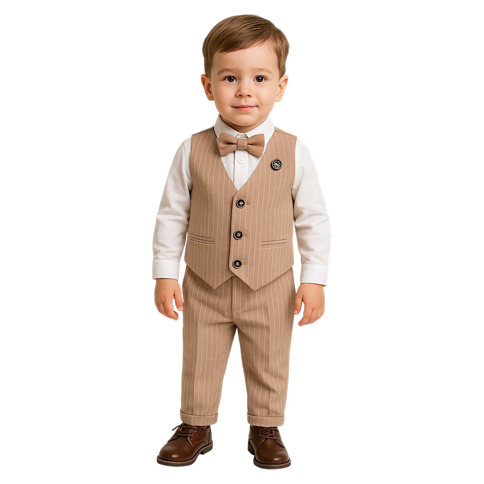 Elegant 4-piece boy's set, navy blue, Efbey 4392-13525-23
