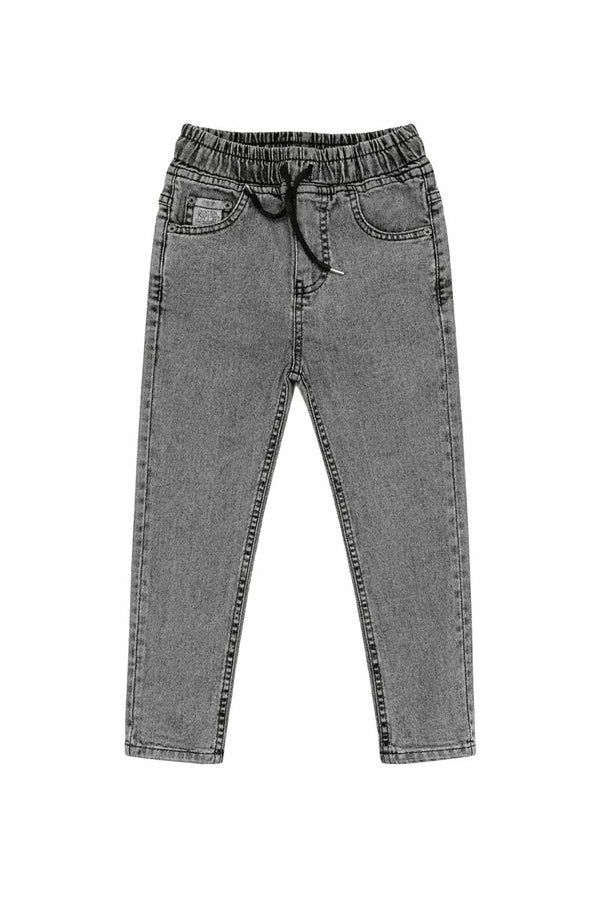 Spodnie joggery chłopięce szare Gocer 4561-161225